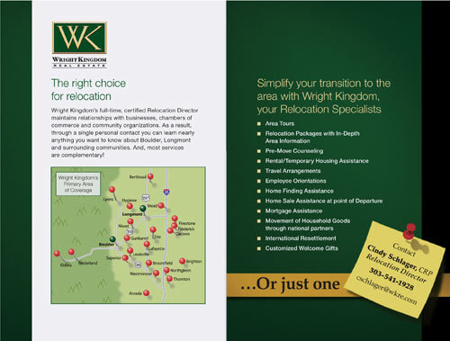 WK Real Estate Relocation Brochure Design