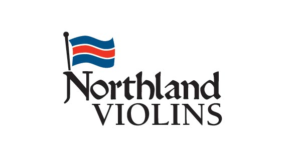 Northland Violins Logo Design: Violin Rental Company. Part of Full Company Branding Project.